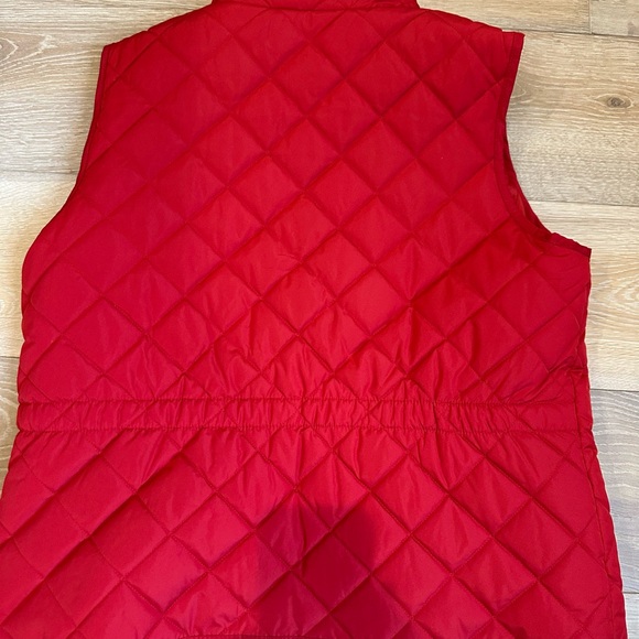 St. John's Bay Red Quilted Vest - Picture 2 of 3